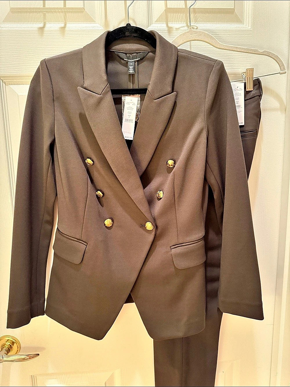 White House Black Market Studio Blazer & Elle slim ankle pants